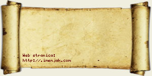 Andjelina Avramović vizit kartica